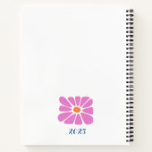 Boho retroral einfachen Ostername Notizblock (Rückseite)