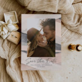 Boho Rettete bis dato Fotokarte Einladung