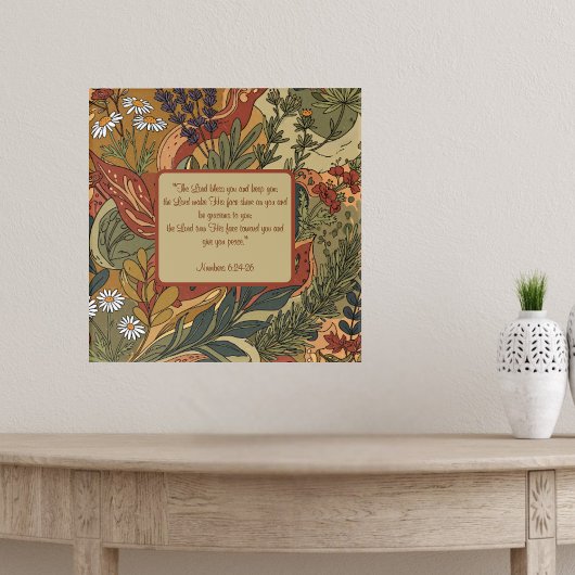 Boho Rhapsody Blessing individuell anpassbar Poster