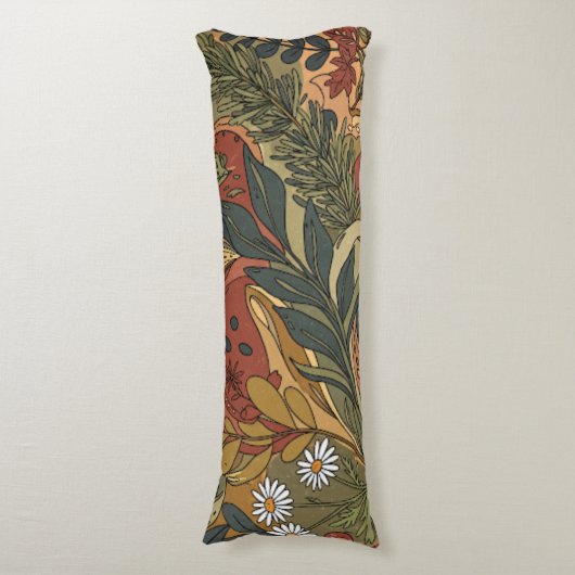 Boho Rhapsody Body Pillow Seitenschläferkissen (Vorderseite Vertikal)
