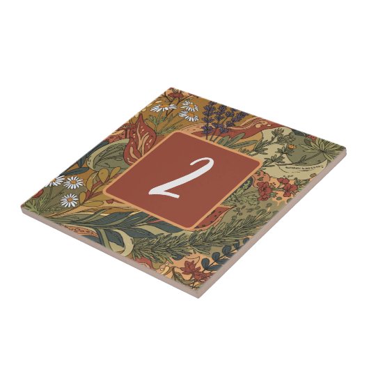 Boho Rhapsody Customizable Keramik Tile Fliese (Seite)