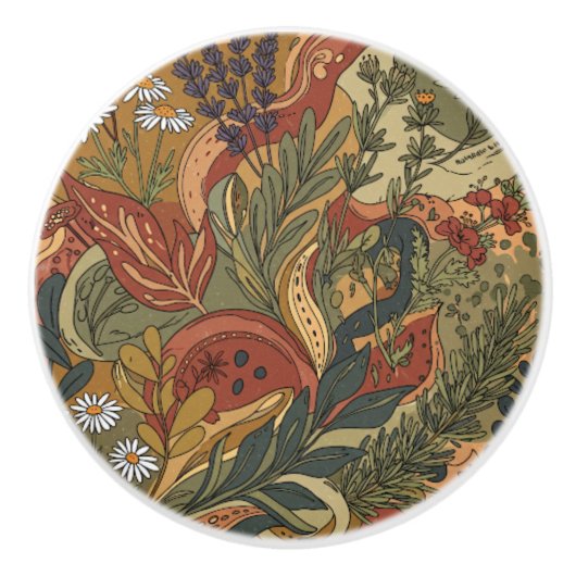 Boho Rhapsody Keramikknauf (Vorderseite)