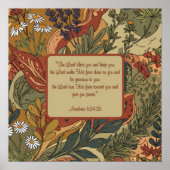 Boho Rhapsody Segen Anpassbar Poster (Vorne)