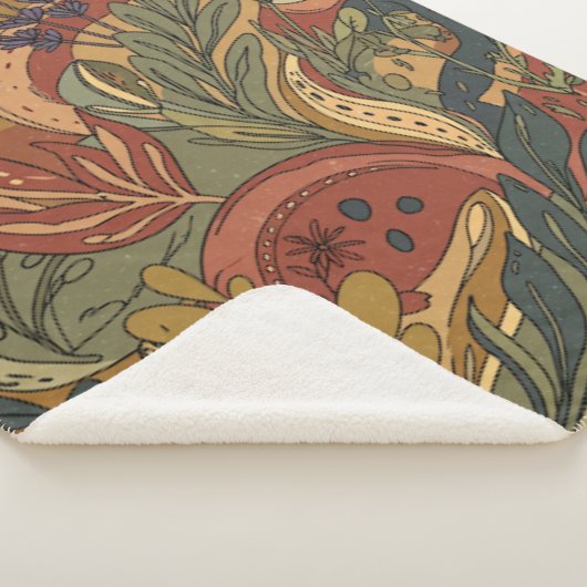 Boho Rhapsody Sherpa Blanket Sherpadecke (3/4)