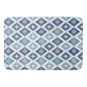 Boho Rhombus Modern Chic Badematte (Vorderseite)