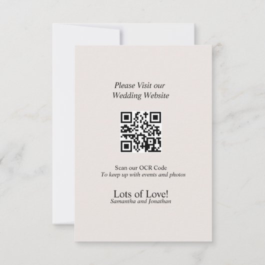 BOHO Ring der Blume Save the Date Karte (Rückseite)