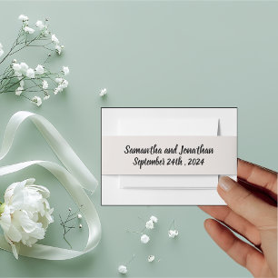 BOHO Ring für Blume und Zweigstellen Einladungsbanderole