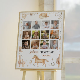 Boho Rodeo Parteitag Milestone signieren Poster