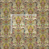 Boho Rokoko Bamboo Stoff (Kachel)