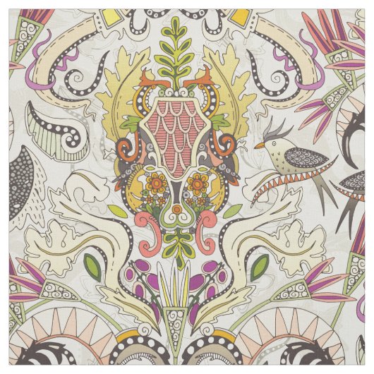 boho Rokoko perl Stoff (Muster)