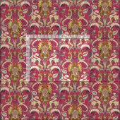 Boho Rokoko rosa Stoff (Kachel)
