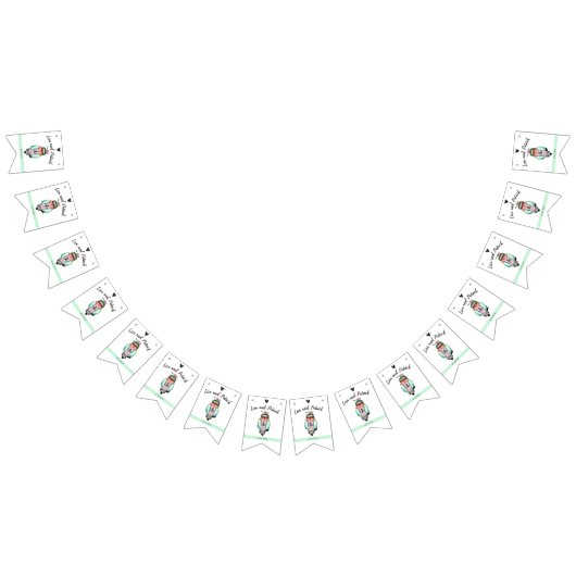 Boho Roller Hochzeitsfeier Wimpelkette (Alle)