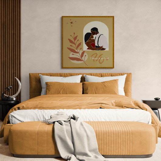 Boho Romance Ich verdiene es zu lieben Poster