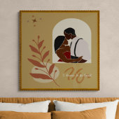 Boho Romance Ich verdiene es zu lieben Poster