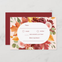 Boho Romantic Floral Burgundy Hochzeit im Herbst