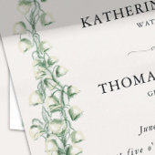 Boho Romantic Frame Watercolor Lily Valley Hochzei Einladung