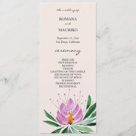 Boho Romantic Lilac Lotus Watercolor Programm