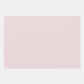 Boho-Rosa-Schleifen-Muster auf Puder-Rosa Geschenkpapier Set (Vorderseite 2)
