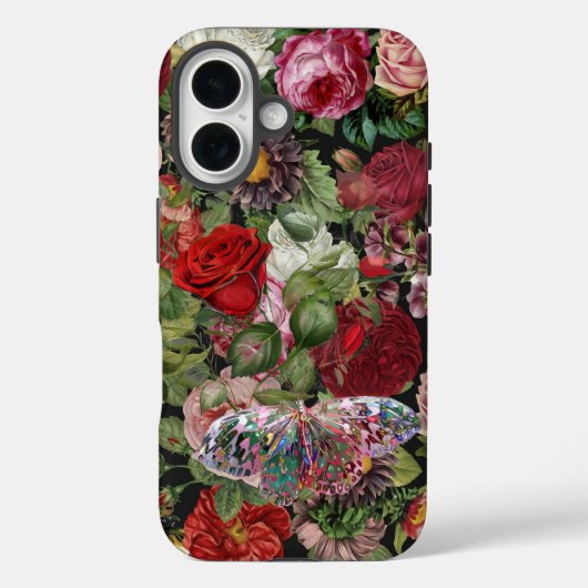 Boho Rose 2 Case-Mate iPhone Hülle (Rückseite)