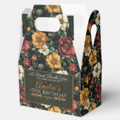 Boho Rose Birthday Gefallen Box für Süßigkeiten Geschenkschachtel (Geöffnet)