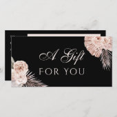 Boho Rose Black Geschenk (Vorne/Hinten)