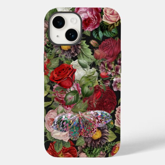 Boho Rose Case-Mate iPhone Hülle (Rückseite)