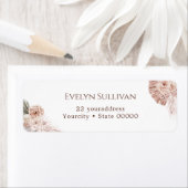 Boho-Rose-Rücksendeadresse (Insitu)