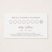 Boho Rose Treuekarte (Rückseite)