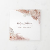 Boho Rose Trifold Broschüre (Cover)