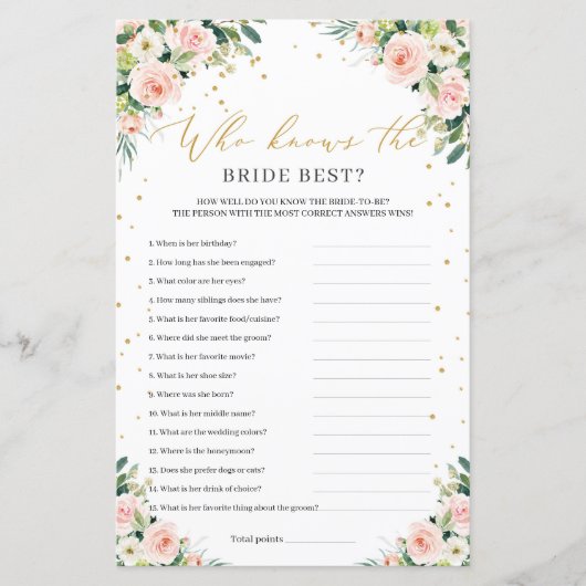 Boho rot rosa Blüte, die die Braut am besten kennt (Vorderseite)