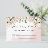 Boho rot Rosa florengolz wie viele Küsse Karte (Stehend Vorderseite)