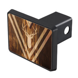 Boho Rotwild auf rustikalem Holz Abschlepphaken Deko