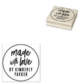 Boho-Runde aus handgefertigten Lieben aus Individu Gummistempel (Stempel)