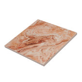 Boho Rust Marble Effect Earthy Abstrakt Fliese (Seite)