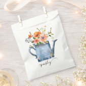 Boho Rust Orange Wasserfarben Blume Wassersport Do Geschenktütchen (Ausgeschnitten)