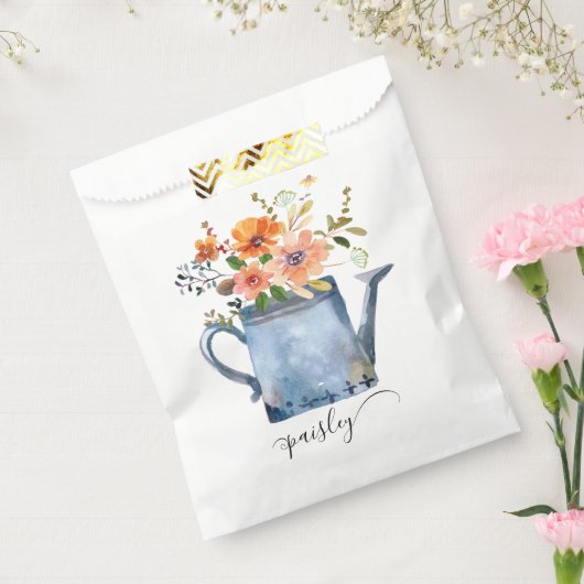 Boho Rust Orange Wasserfarben Blume Wassersport Do Geschenktütchen (Versiegelt)