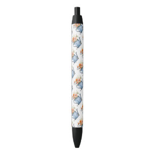 Boho Rust Orange Wasserfarben Blume Wassersport Do Kugelschreiber