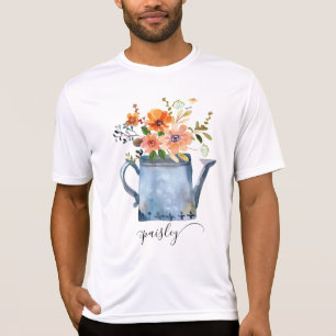 Boho Rust Orange Wasserfarben Blume Wassersport Do T-Shirt