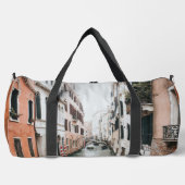 Boho Rust Reiseangebot mit Monogramm und Foto Duffle Bag (Vorderseite)