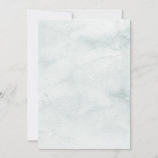 Boho Rustic Antlers Mountain Wedding Einladung (Rückseite)