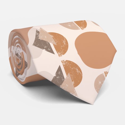 Boho Rustic Ästhetik Abstrakt Krawatte (Gerollt)