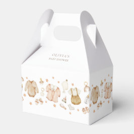 Boho Rustic Baby Clothes Babydusche Geschenkschachtel