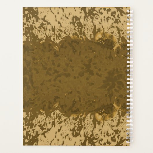 Boho Rustic Design Planer (Rückseite)