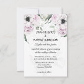 Boho Rustic Elegant Floral Wedding Save the Date (Vorderseite)