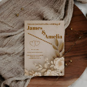 Boho Rustic | Elegant Wedding Einladung