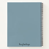 Boho Rustic Farm Illustriert Chickens Notebook Notizblock (Rückseite)