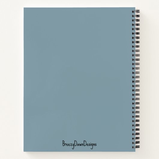 Boho Rustic Farm Illustriert Chickens Notebook Notizblock (Rückseite)