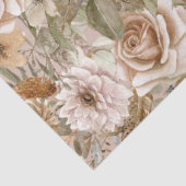Boho Rustic Floral Decoupage Tissue Seidenpapier (Ausschnitt)