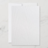 Boho Rustic Floral Sukkulent Elopement Empfang Einladung (Rückseite)