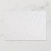 Boho Rustic floral sukkulente Hochzeit wünschend g Begleitkarte (Rückseite)